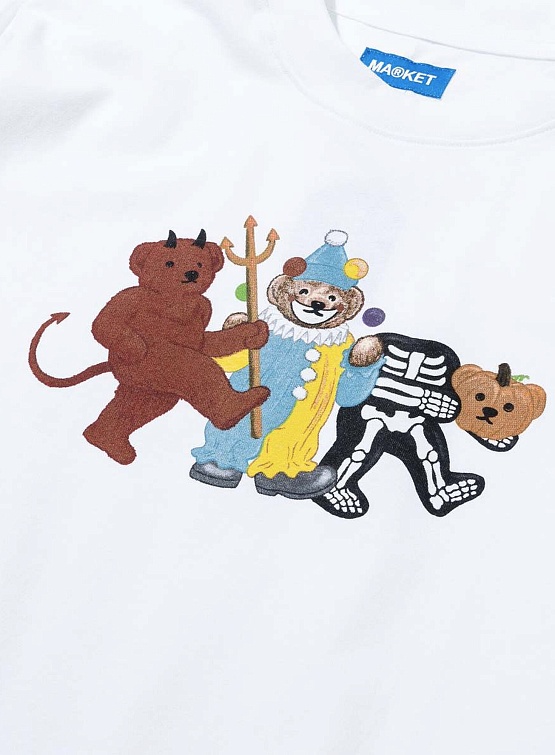 Футболка MARKET Tricky Bears T-Shirt White