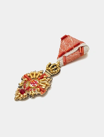 Женская брошь UNDERCOVER Crown Red