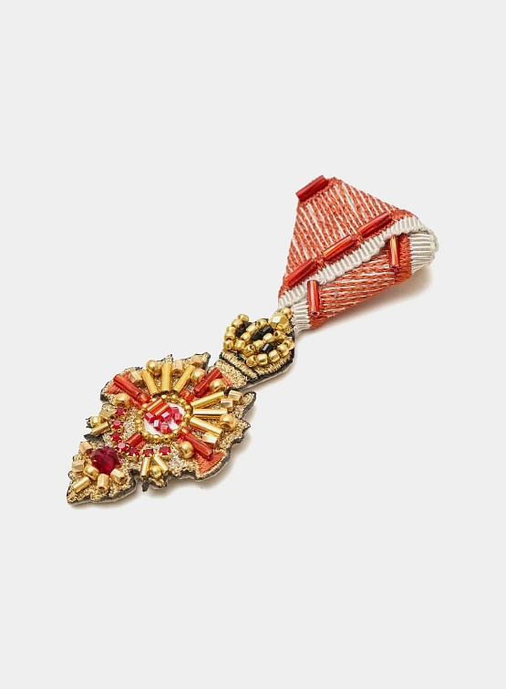 Женская брошь UNDERCOVER Crown Red