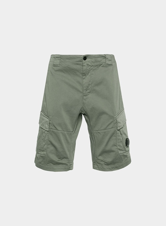 Шорты C.P. Company Stretch Cargo Shorts Agave Green