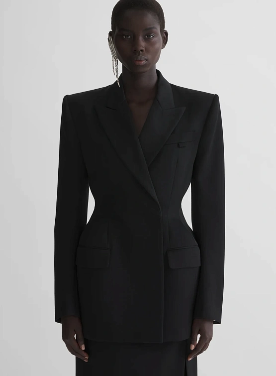 Женский пиджак MUGLER Hourglass Black