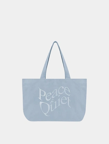 Тоут MUSEUM OF PEACE & QUIET Wordmark Distressed Blue