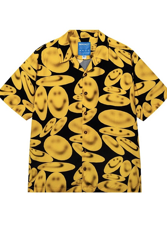 Рубашка MARKET Smiley Afterhours Washed Black