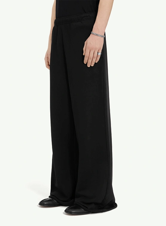 Брюки MM6 Maison Margiela Wide Leg Jersey Black