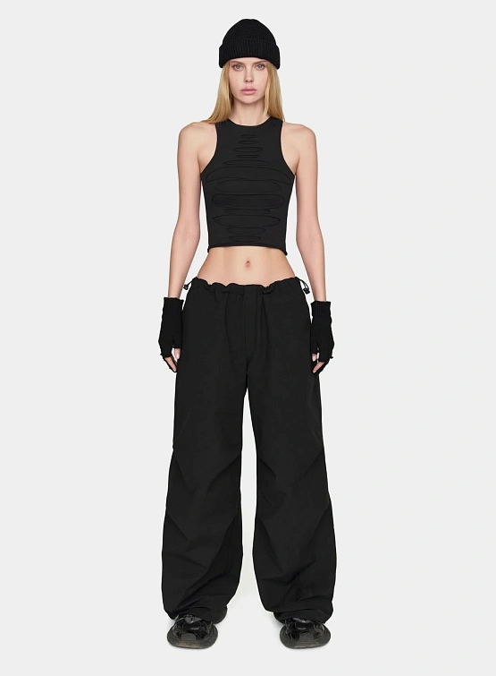 Женский топ XSAI Ripped Top Dusty Black