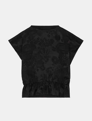 Женский топ MM6 Maison Margiela Jacquard Black