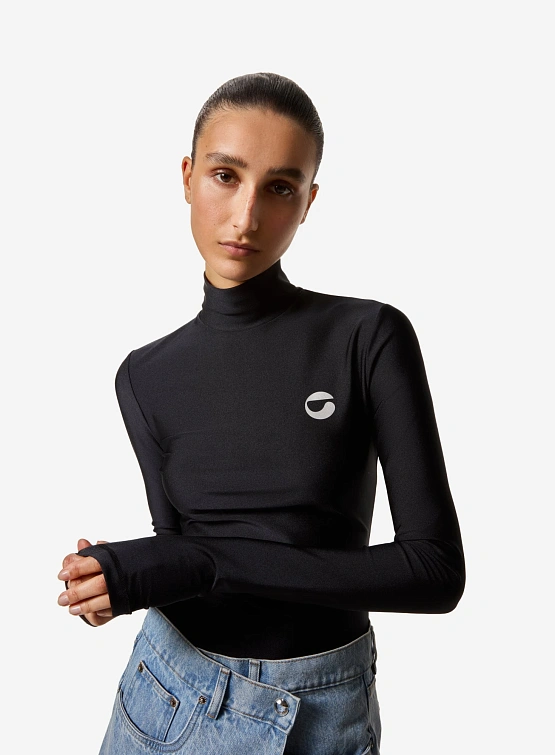 Женская Водолазка Coperni Tight High Neck Black