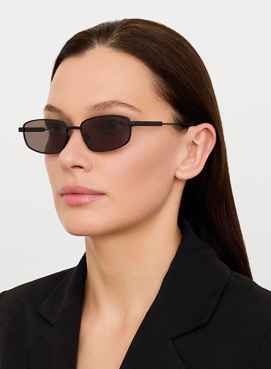 Очки JACQUEMUS Sera Metallic Black