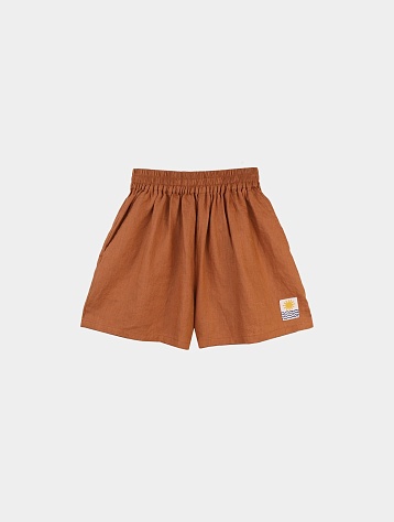 Женские шорты LF Markey Basic Linen Shorts Chestnut