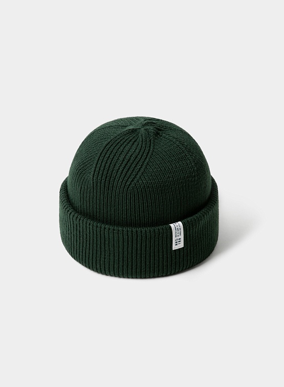 Шапка ANGLAN Label Essential Beanie Green