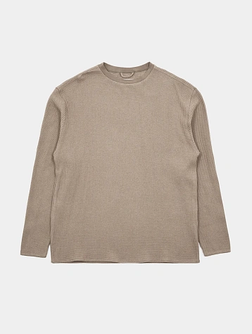 Лонгслив Satta Waffle Longsleeve Stone