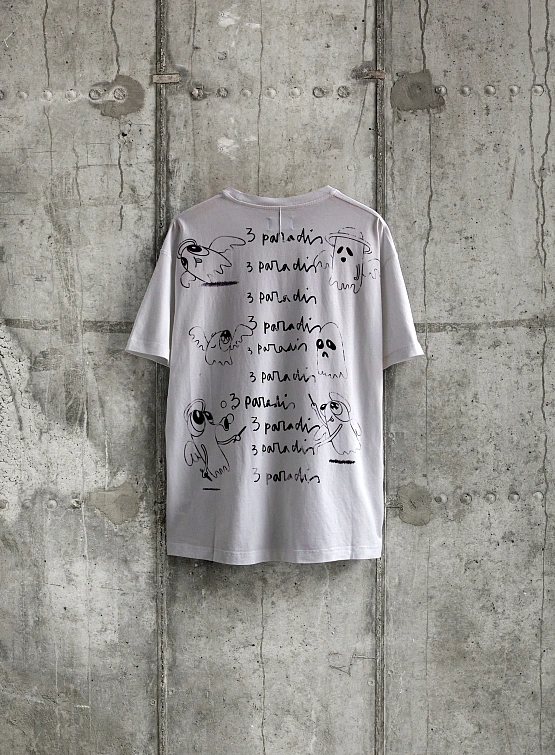 Футболка 3.PARADIS х Edgar Plans T-Shirt White