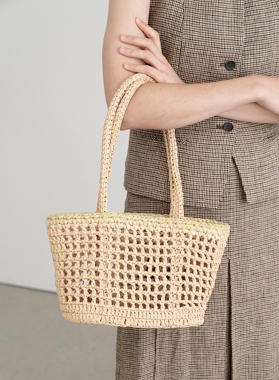 Сумка Lemels Shopper Large Knit Beige