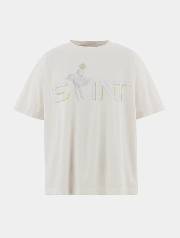 Футболка SAINT MXXXXXX x Sorayama Lovers Tee White