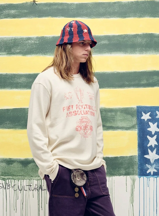 Панама PIET Starry Crochet Blue