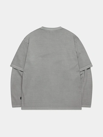 Лонгслив LMC Overdyed Layered Long Slv Tee Grey