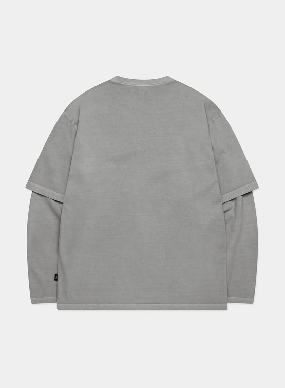 Лонгслив LMC Overdyed Layered Long Slv Tee Grey