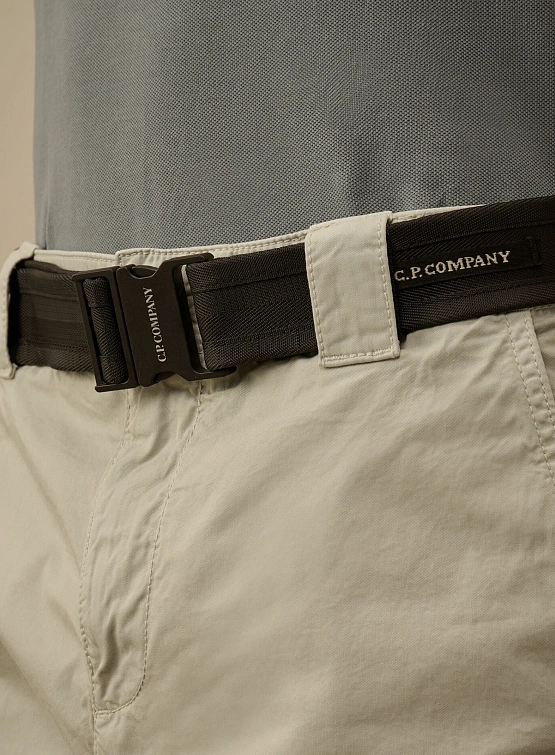 Ремень C.P. Company Herringbone Tape Buckle Black