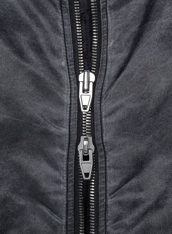 Женская куртка JUUN.J Overdying Hood MA-1 Jumper Black