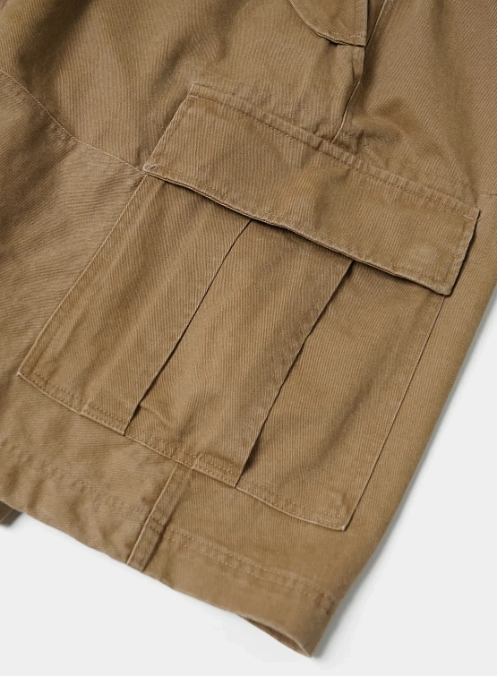 Шорты FrizmWORKS Faded Cotton Cargo Tan