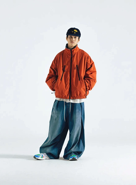 Двусторонняя флисовая куртка ANGLAN Reversible Hiker Blue/Orange