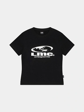 Женская футболка LMC WM Oval Globe Cropped Tee Black