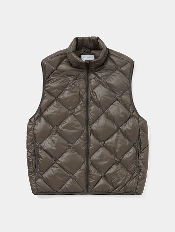 Жилет thisisneverthat Pertex Light Down Vest Brown