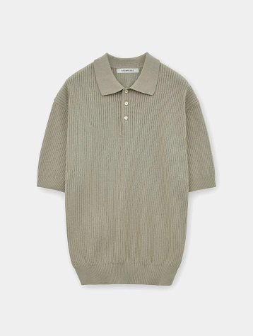 Поло BROWNYARD Knit Polo Shirt Vintage Khaki