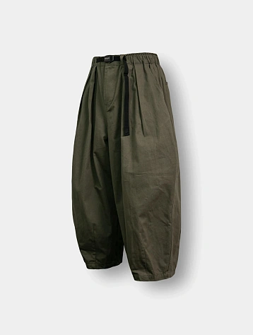 Брюки ANGLAN Twill Cotton Belt Balloon Pants Khaki