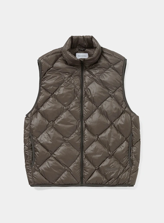 Жилет thisisneverthat Pertex Light Down Vest Brown