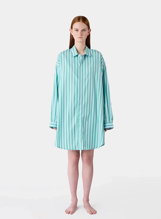 Женская рубашка Sunnei Mega Over Shirt Mint Green