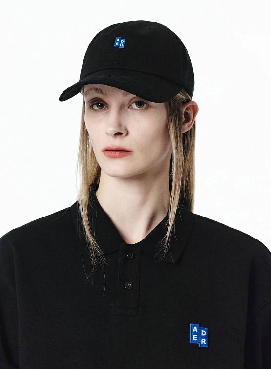 Кепка ADERERROR Sig; BL Tag Cap 01 Black