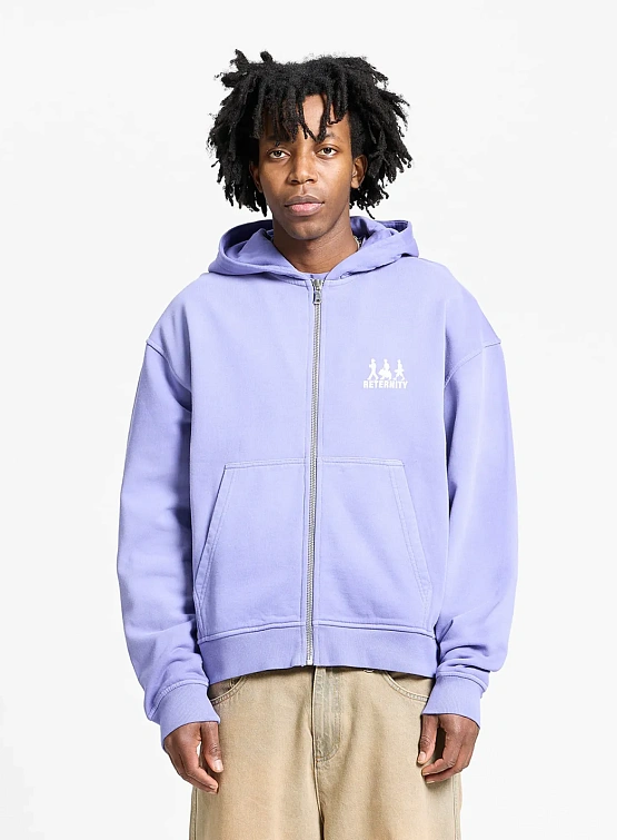 Зип-худи RETERNITY Creative Dept Logo Washed Purple