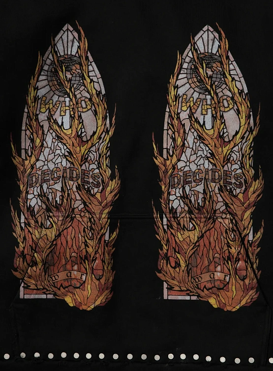 Худи WHO DECIDES WAR Hardware Coal