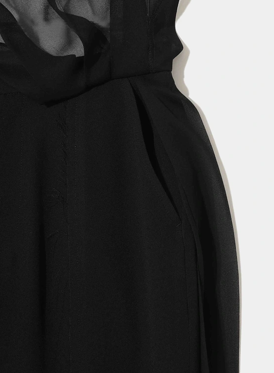 Женские юбка-брюки UNDERCOVER Straight Georgette Pleated Black