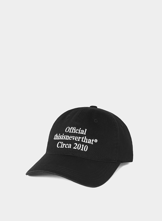 Кепка thisisneverthat Times Cap Black