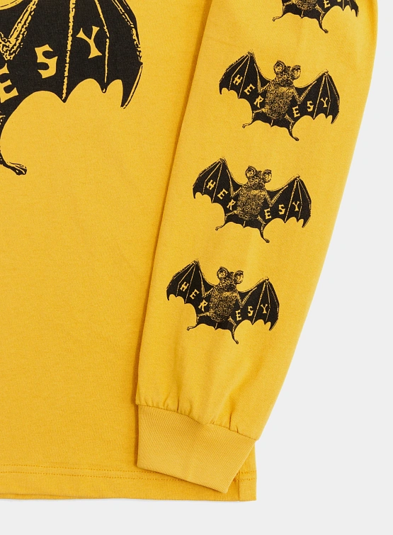 Лонгслив Heresy Bats Yellow