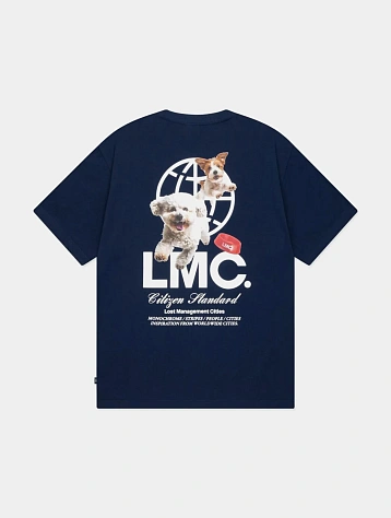 Футболка LMC Flying Puppy Tee Navy