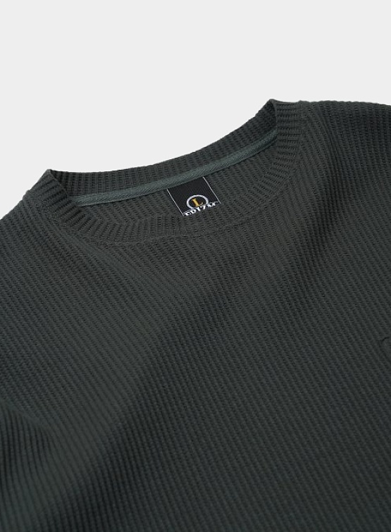 Лонгслив FrizmWORKS Oversized Waffle Olive
