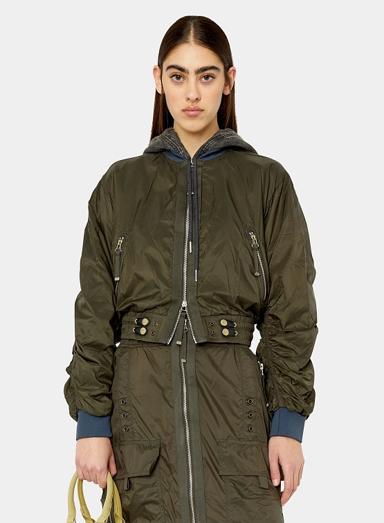 Женский бомбер Diesel G-Noak Giacca Dark Green