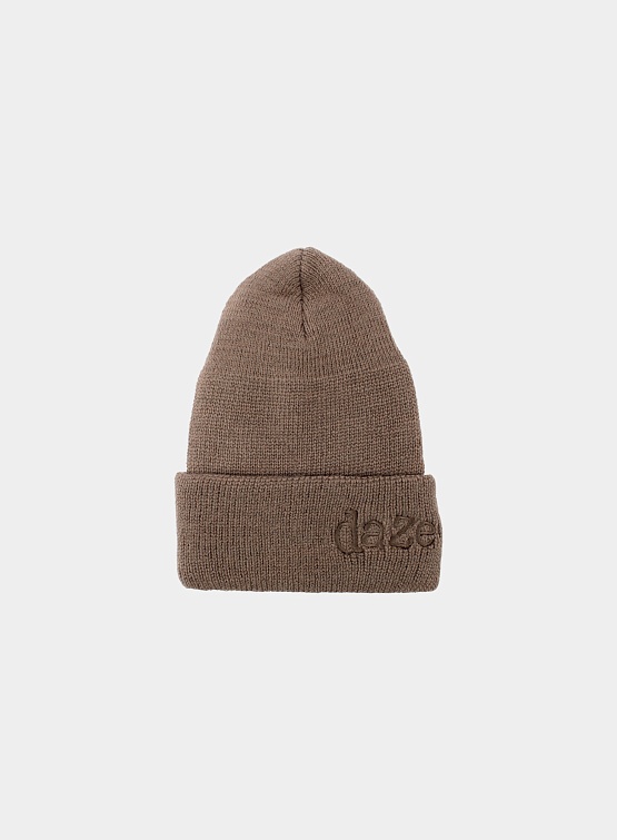 Шапка DAZE Logo Watch Cap Brown