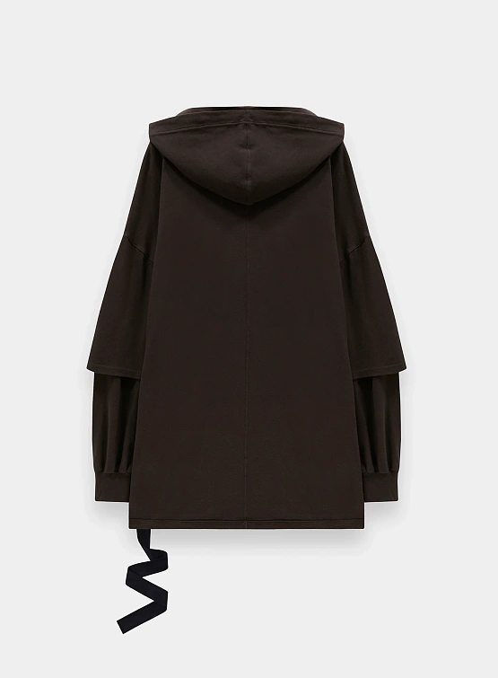 Худи RICK OWENS DRKSHDW Tommy Hustler Dark Dust