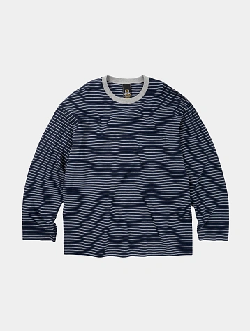 Лонгслив FrizmWORKS Stripe Oversized Relaxn Navy