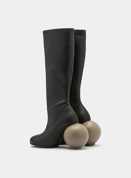 Женские сапоги YUME YUME Ball Boot Black/ Beige