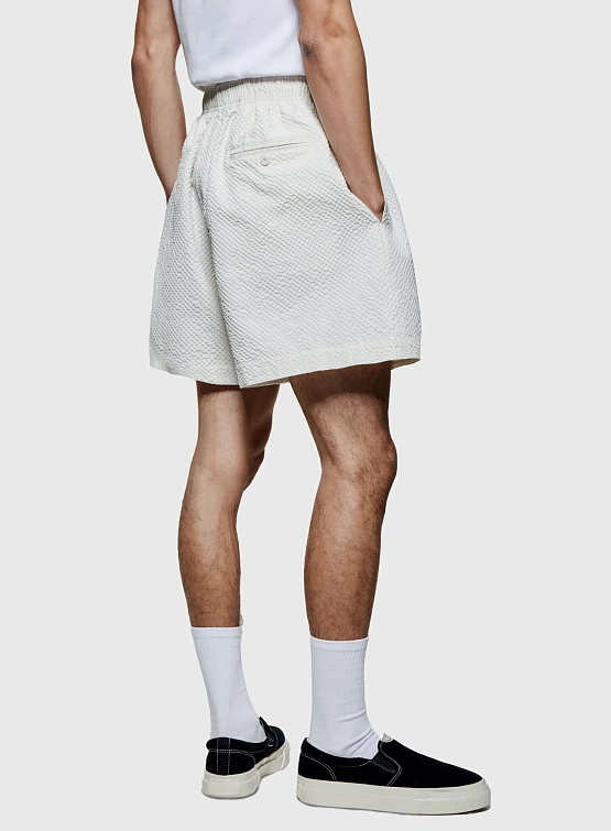 Шорты MKI MIYUKI ZOKU Seersucker Shorts Bone