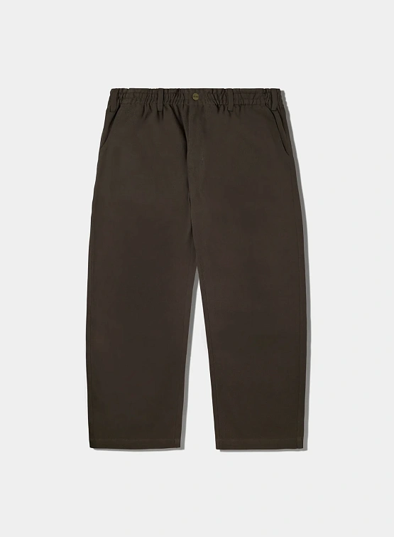 Брюки Butter Goods Wide Leg Pants Chocolate