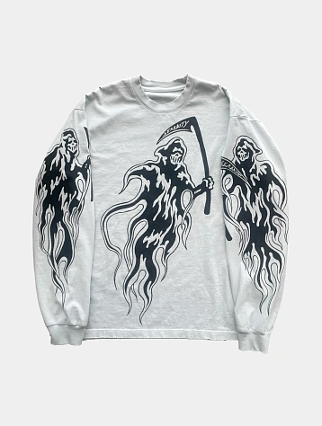 Лонгслив WARREN LOTAS Serenity Reaper Staple Distressed Ice Grey