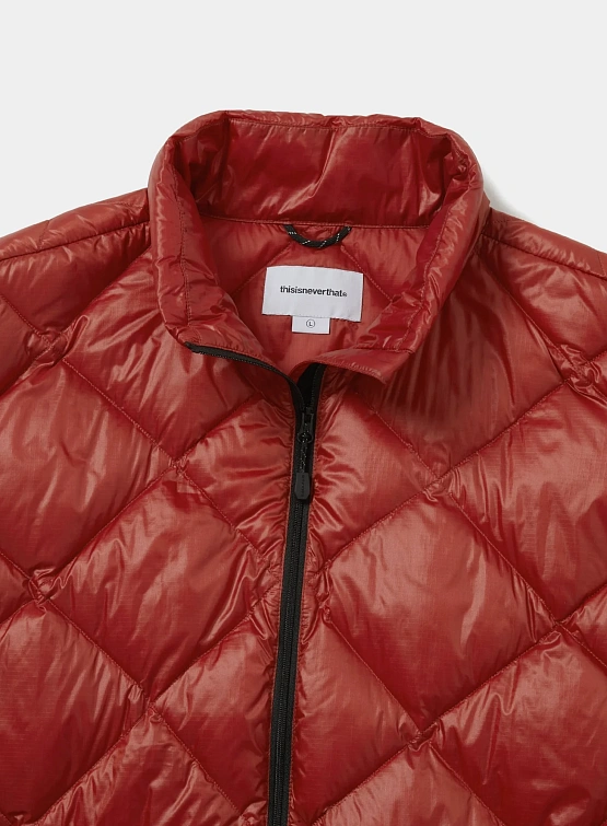 Жилет thisisneverthat Pertex Light Down Vest Red