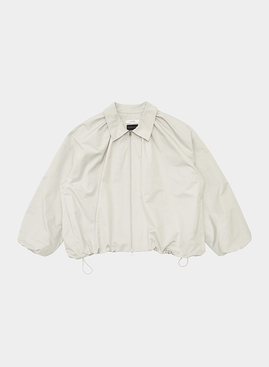 Женская куртка AMOMENTO Shirring Volume Jumper Ivory