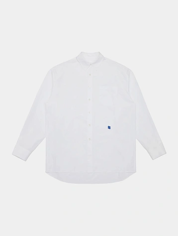 Рубашка ADERERROR Sig BL Tag Shirt 01 White